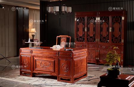 1.76米荷韻辦公臺(tái) （配寶座書椅）