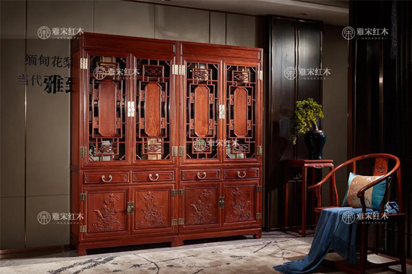 雅宋紅木---財運書柜A款